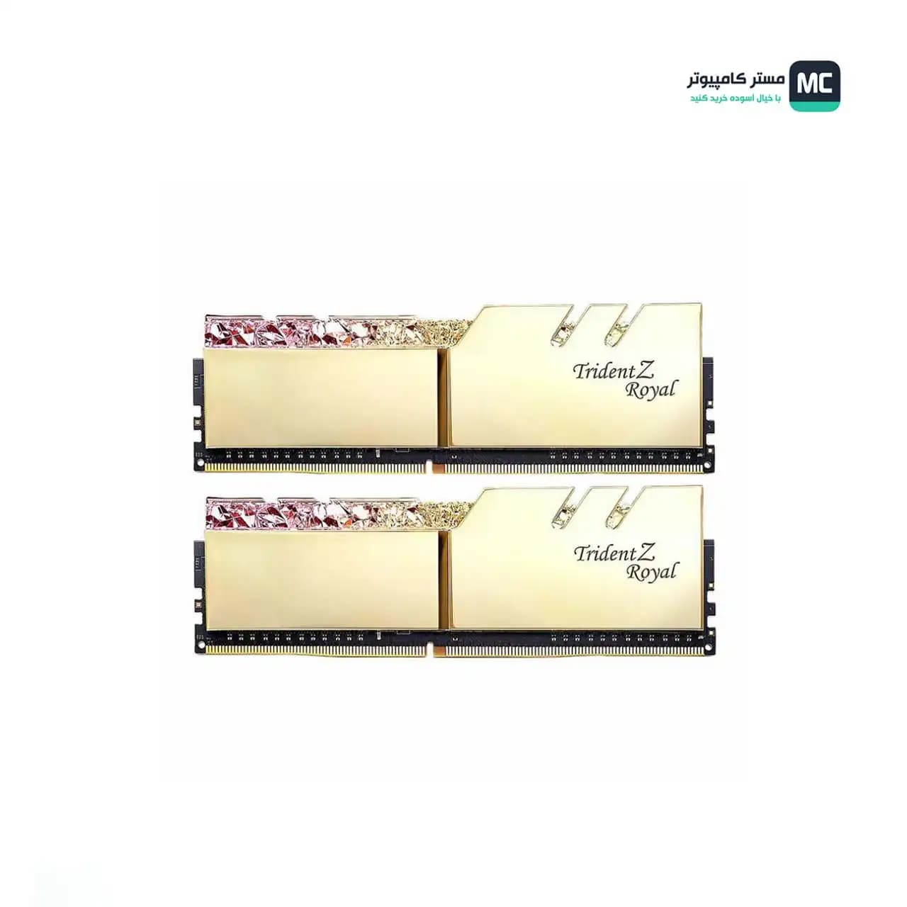 رم جی اسکیل Trident Z Royal Silver 16GB 8GBx2 3200MHz CL16 — تصویر ۵