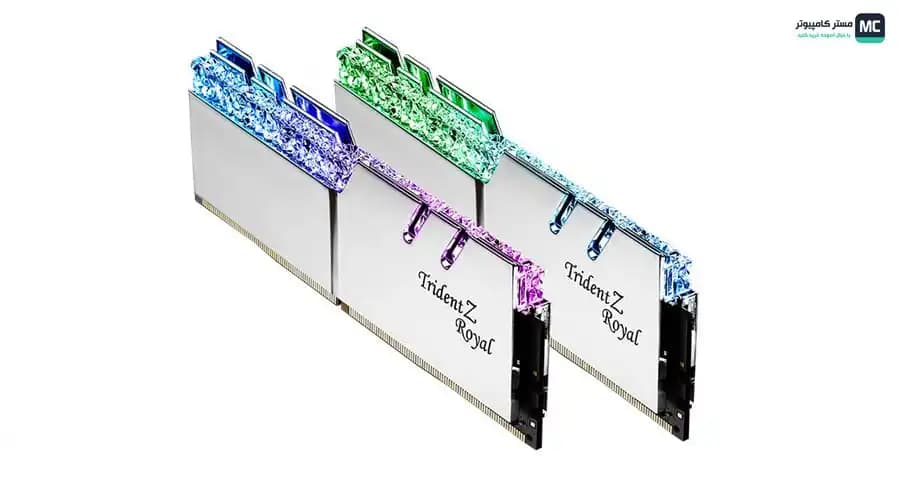 رم جی اسکیل Trident Z Royal Silver 16GB 8GBx2 3200MHz CL16 — تصویر ۲