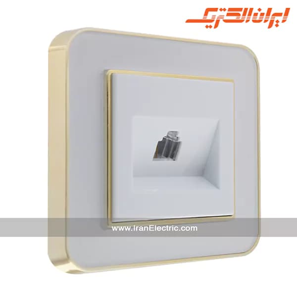 سوکت تلفن ارس متال طلایی سفید