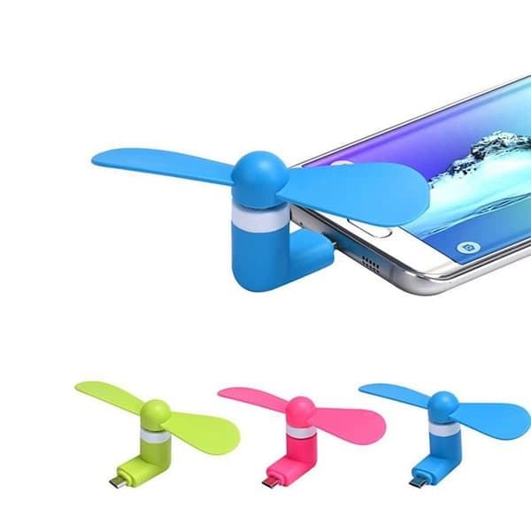 مینی پنکه همراه موبایل TYPE-C USB Fan مخصوص اندروید