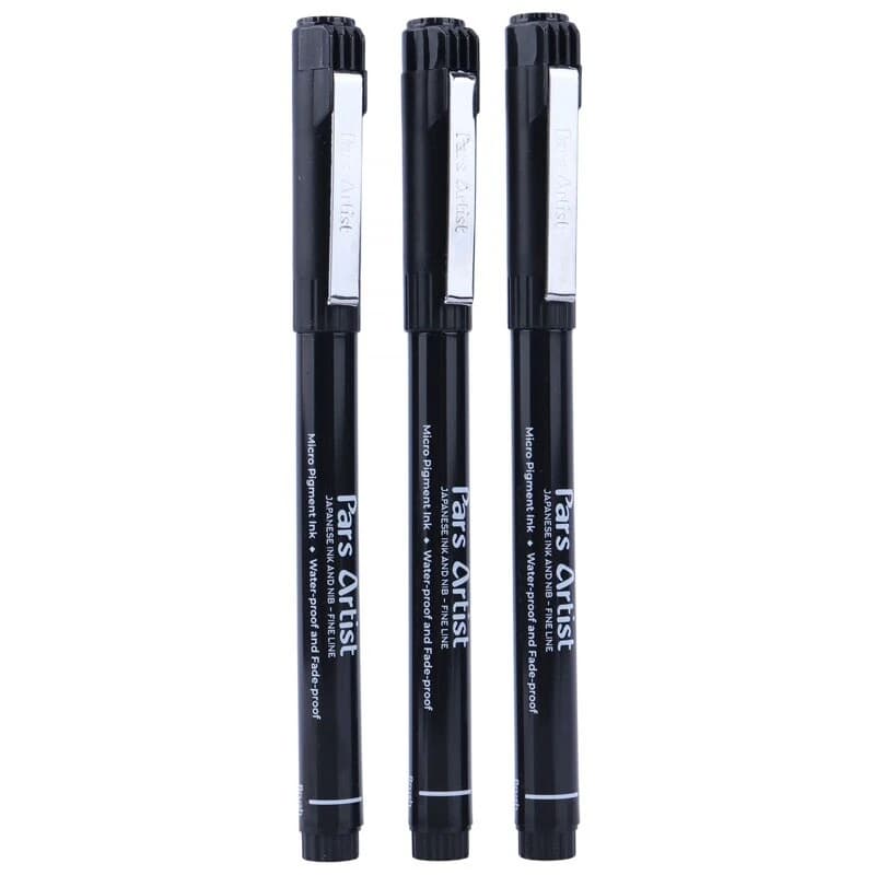 قلم پارس آرتیست Brush بسته 12 عددی