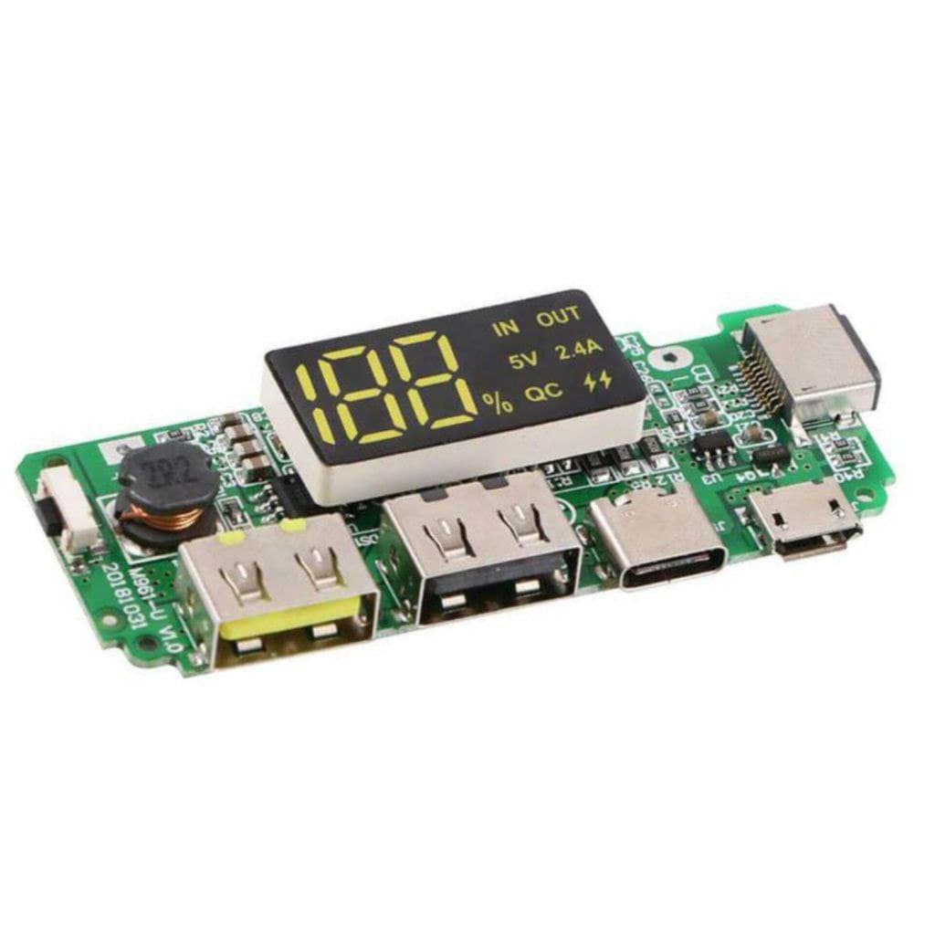 ماژول پاور بانک با 7segment