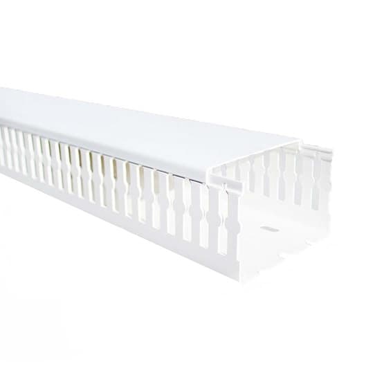 داکت 40×80 mm شیاردار سوپیتا طرح ایتالیا شاخه 2 متری
