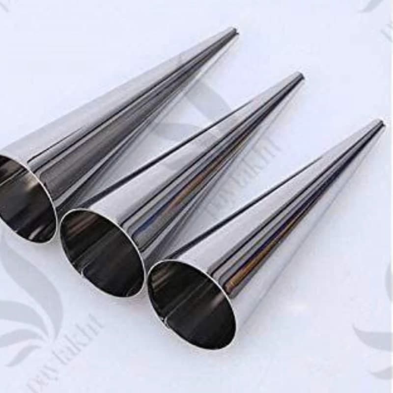 قیف استیل برای شیرینی کره ای ارتفاع 13 سانت (کوچک) کد k10507