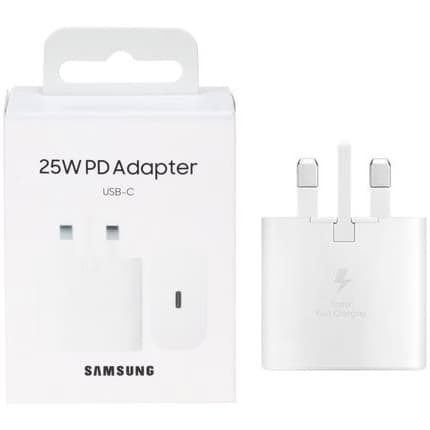 شارژر دیواری سه پین فست تک پورت SAMSUNG مدل 25W-ORG کد k10381