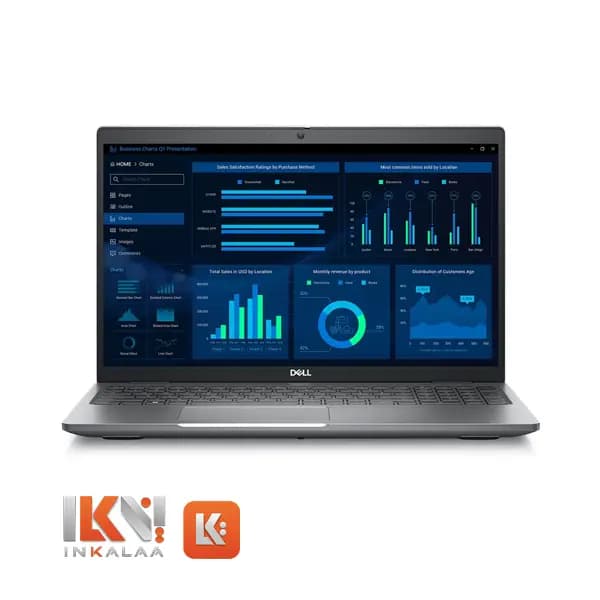 لپ تاپ استوک Dell Precision M3561 Core i7-11850H رم 16GB حافظه 512GB