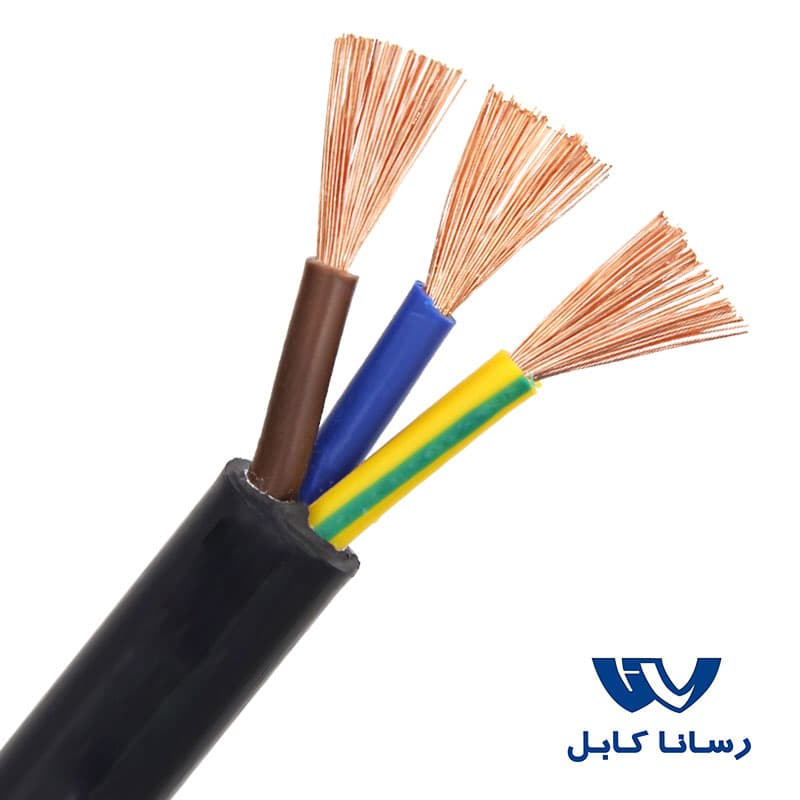 کابل افشان 0.75*3 رسانا کابل
