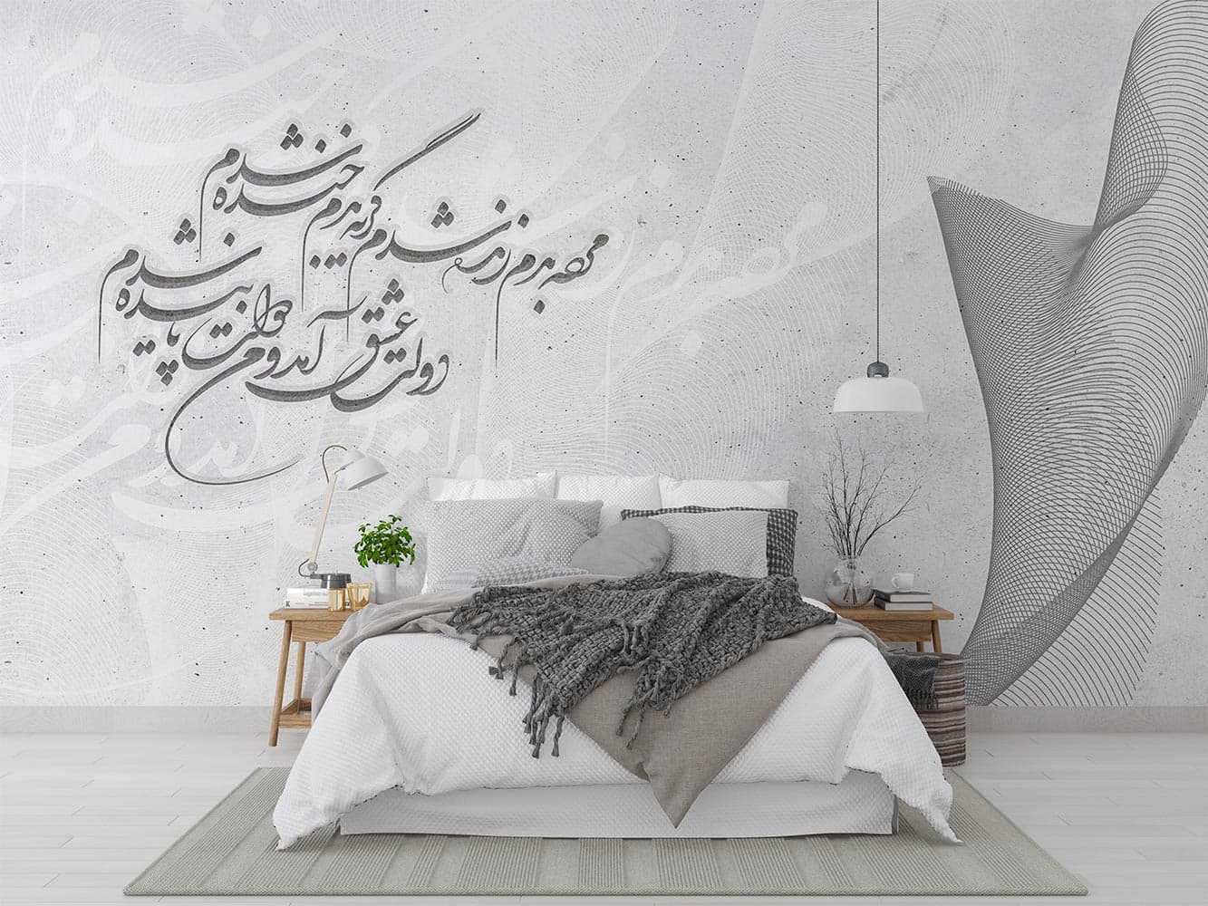 پوستر دیواری طرح شعر M12015200 — تصویر ۲