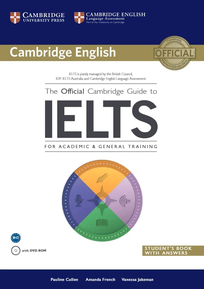 کتاب راهنمای رسمی کمبریج برای آیلتس (The Official Cambridge Guide to IELTS) نسخه انگلیسی PDF