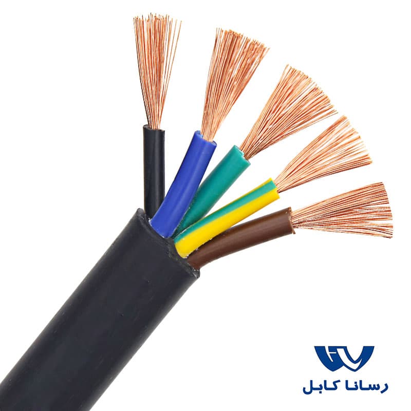 کابل افشان 4*5 رسانا کابل