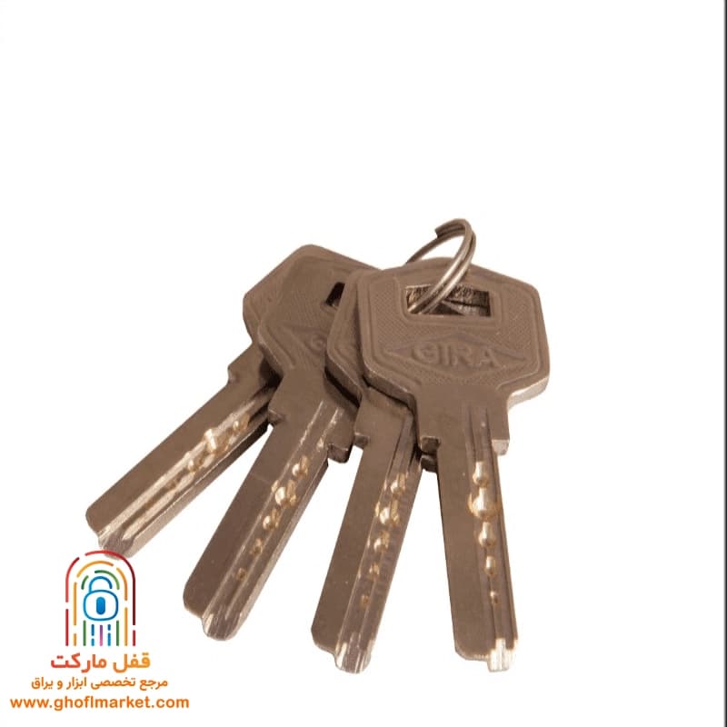 قفل کتابی گیرا سایز 950 روکشدار مدل 017 — تصویر ۳