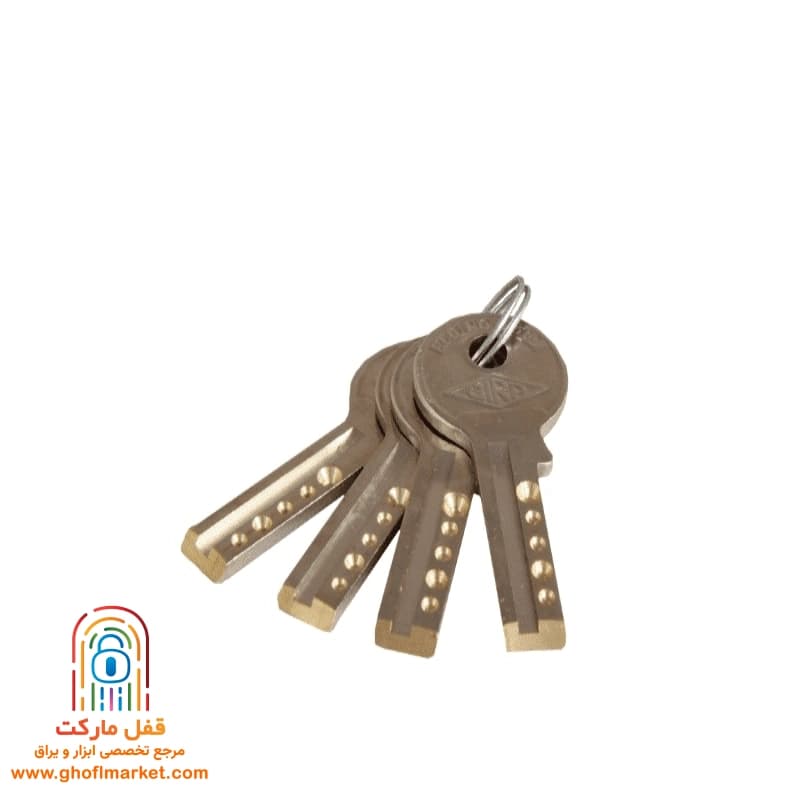 قفل کتابی گیرا سایز 850 روکشدار مدل 029 — تصویر ۴