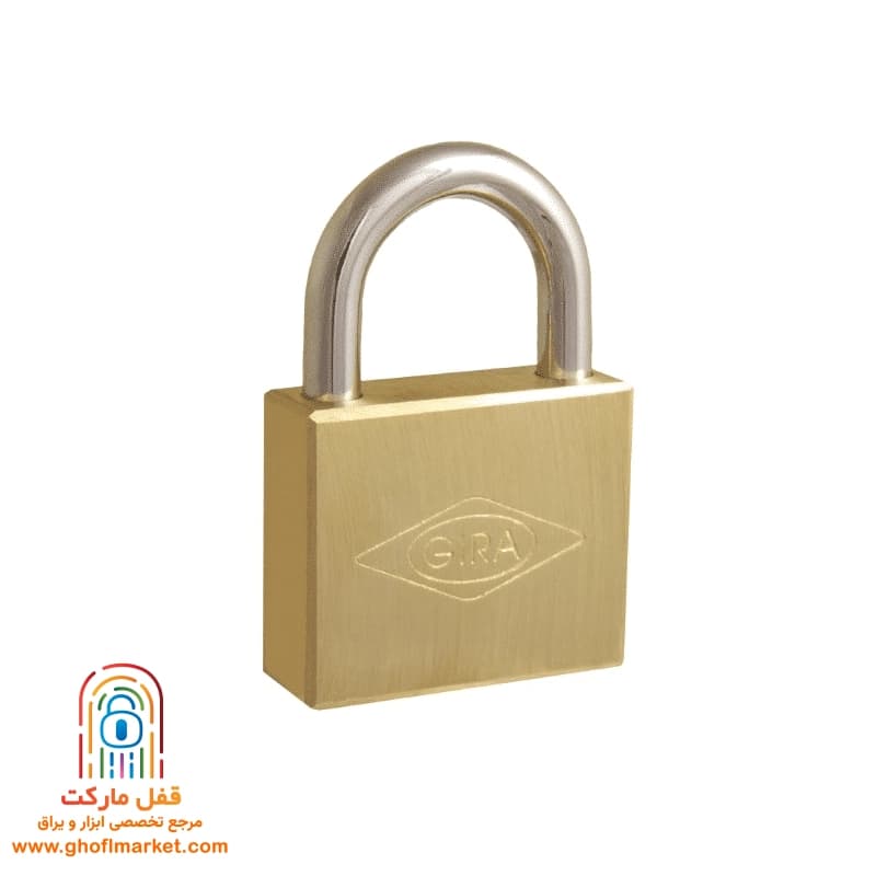 قفل آویز گیرا سایز 50 تخت مدل 004