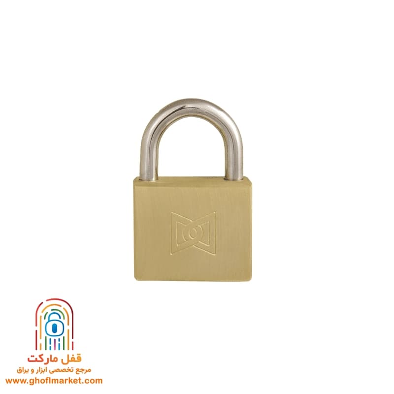 قفل آویز گیرا سایز 50 تخت مدل 004 — تصویر ۲