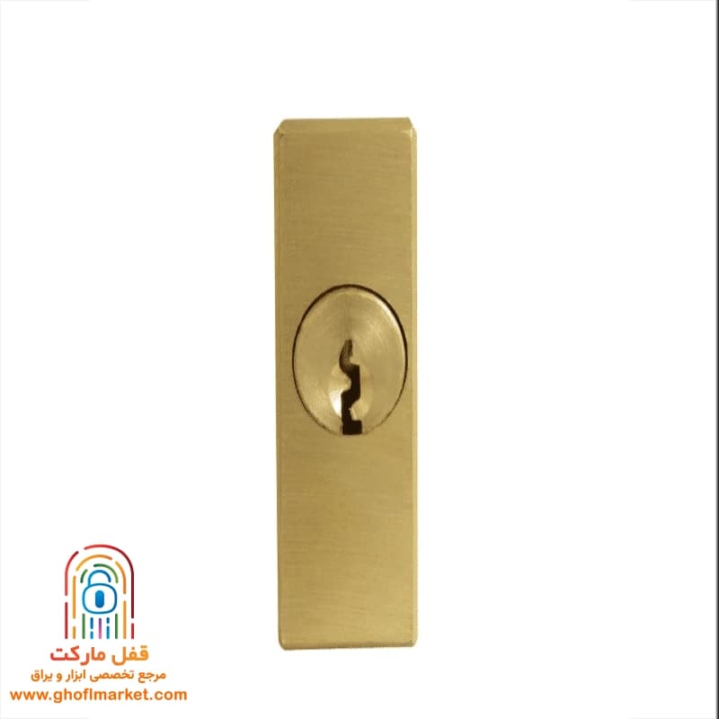 قفل آویز گیرا سایز 50 تخت مدل 004 — تصویر ۳