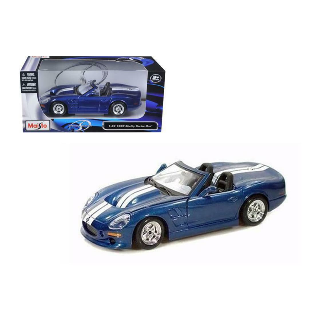 ماکت ماشین مایستو مدل 1999 Shelby Series One Azul Metalizado — تصویر ۴