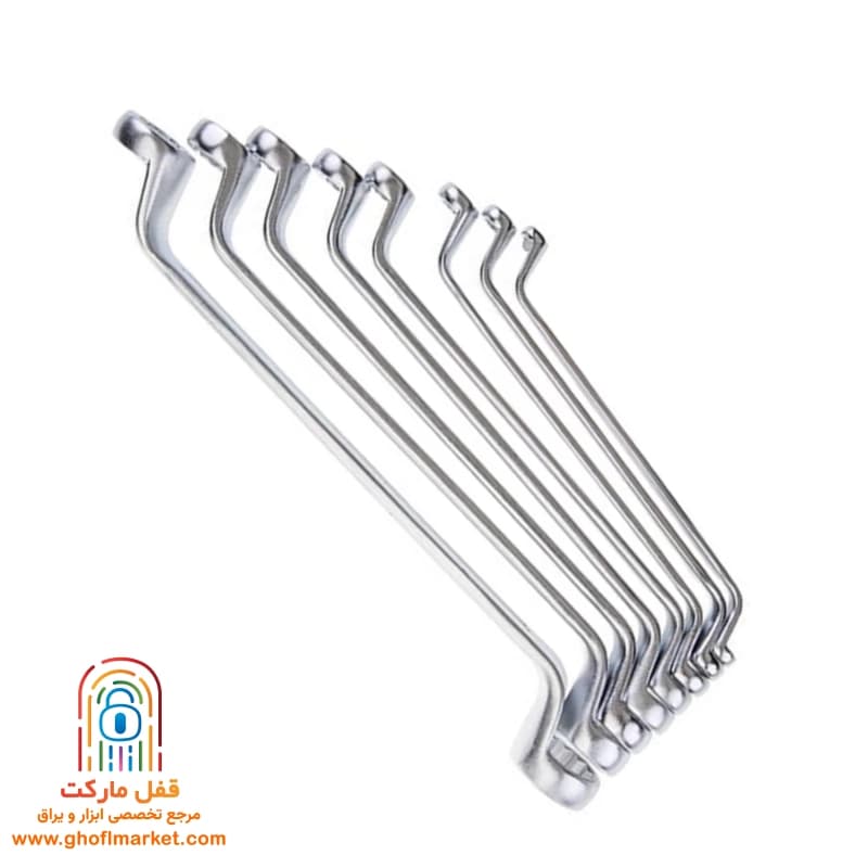 مجموعه ۸ عددی آچار دو سر رینگی آتا