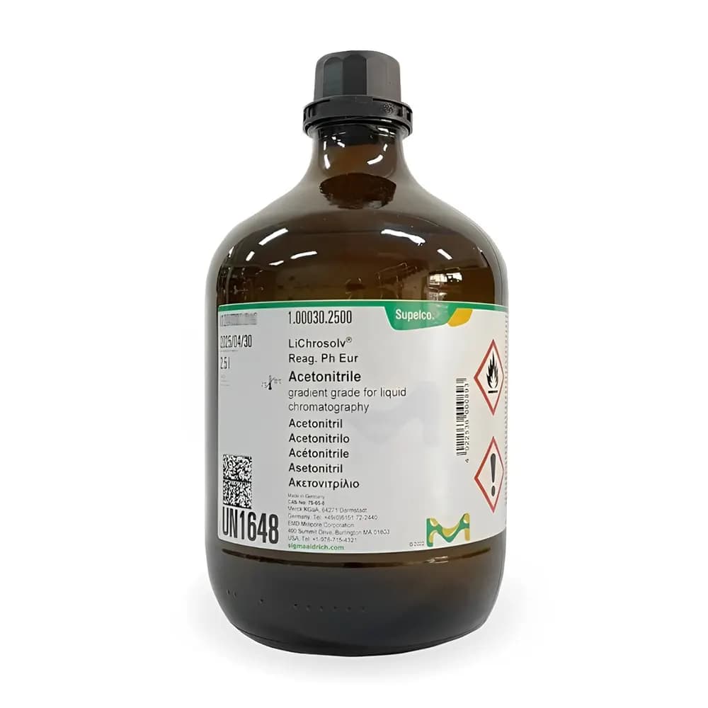 استونیتریل HPLC مرک کد 100030