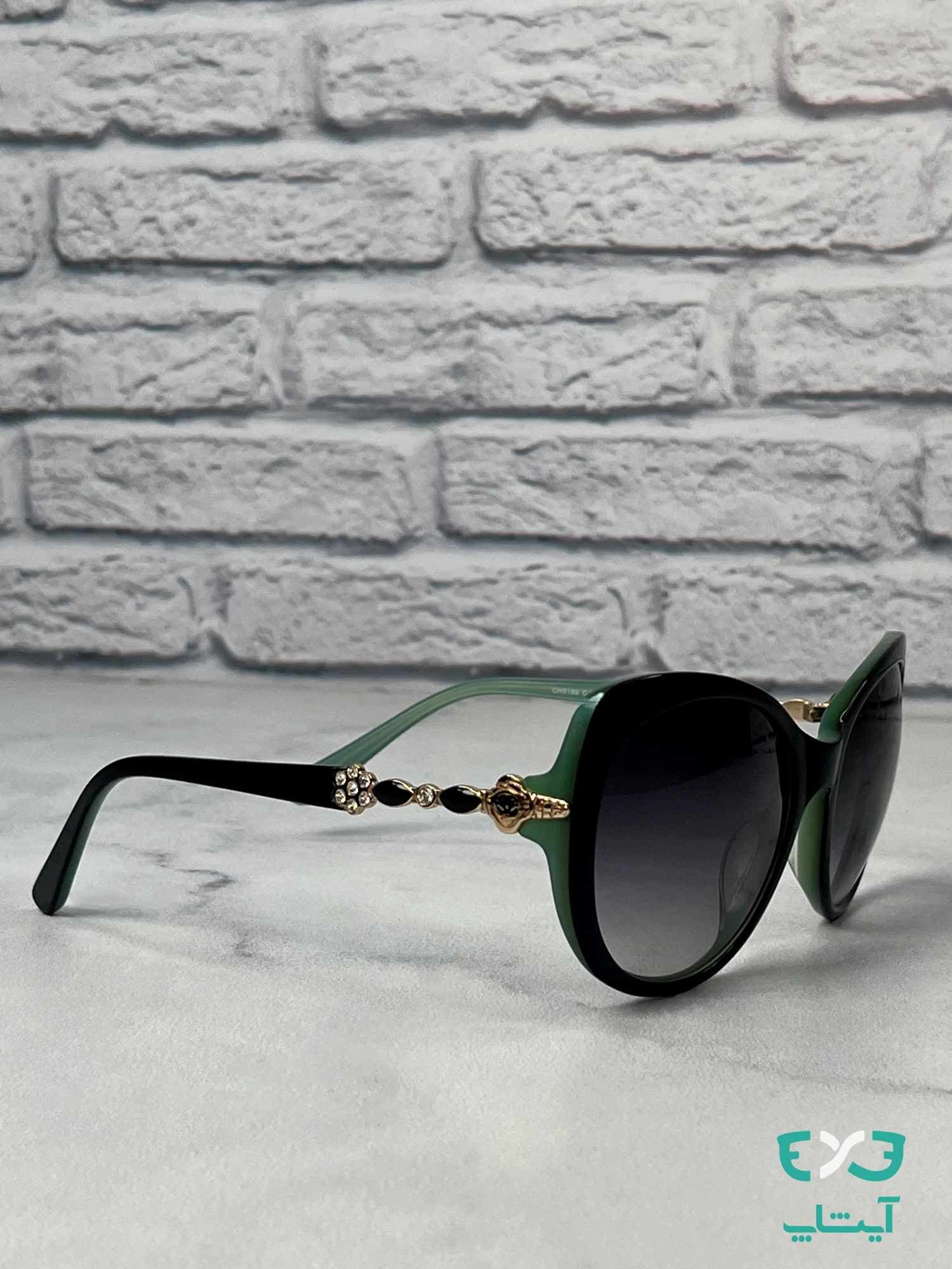 عینک آفتابی شنل CHANEL کد CH5189 مشکی سبز — تصویر ۲