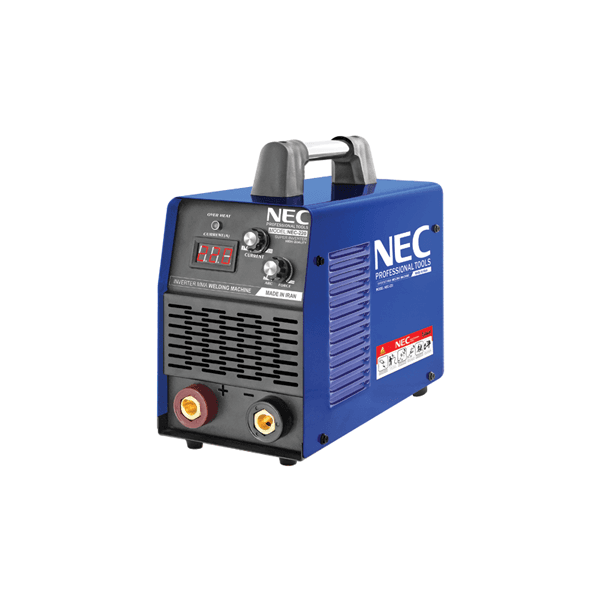 اینورتر جوشکاری ان ای سی NEC-220 با صفحه دیجیتال آمپر و ولوم آرک فورس