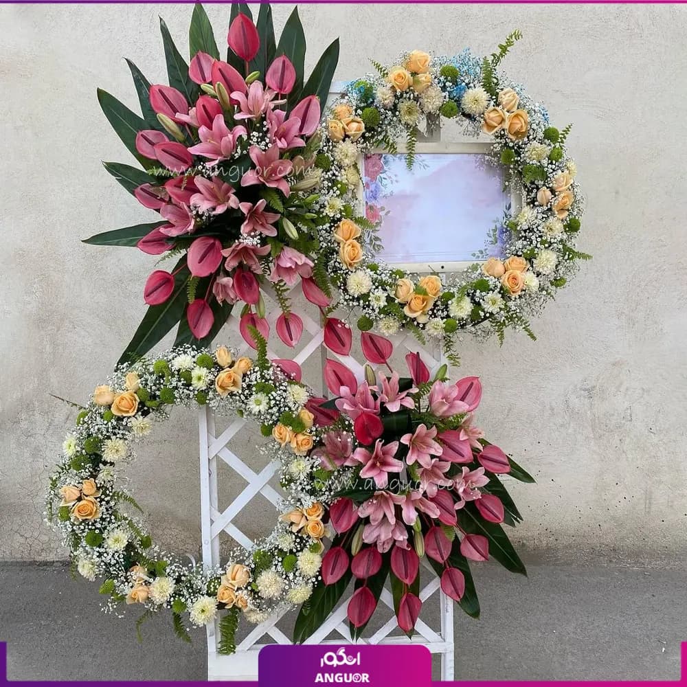 تاج گل تبریک شکوه جاودان