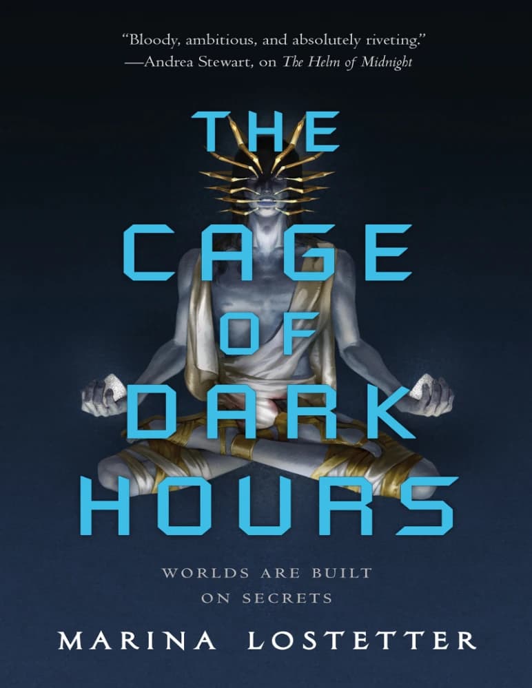 کتاب قفس ساعات تاریک (The Cage of Dark Hours) نسخه انگلیسی PDF | مارینا لاستتر