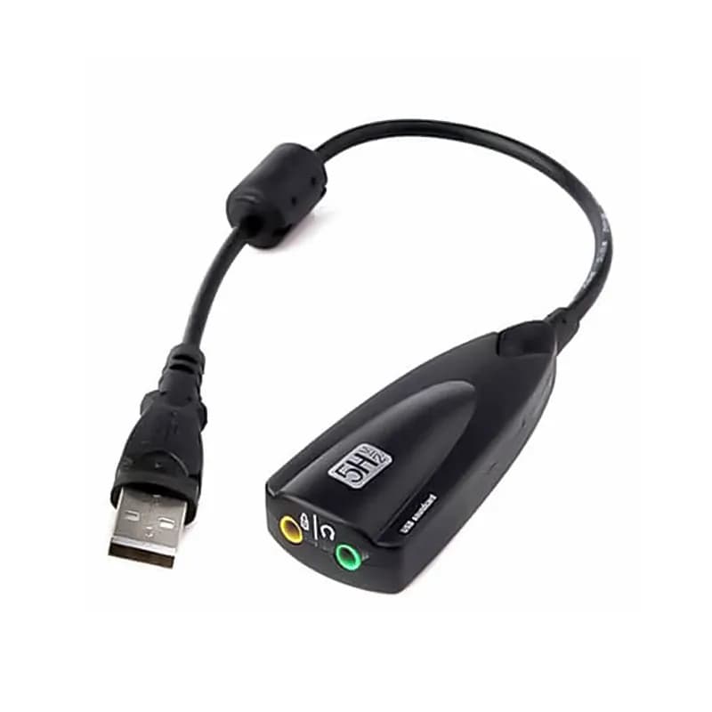 کارت صدا اکسترنال USB مدل Steel Sound 5Hv2