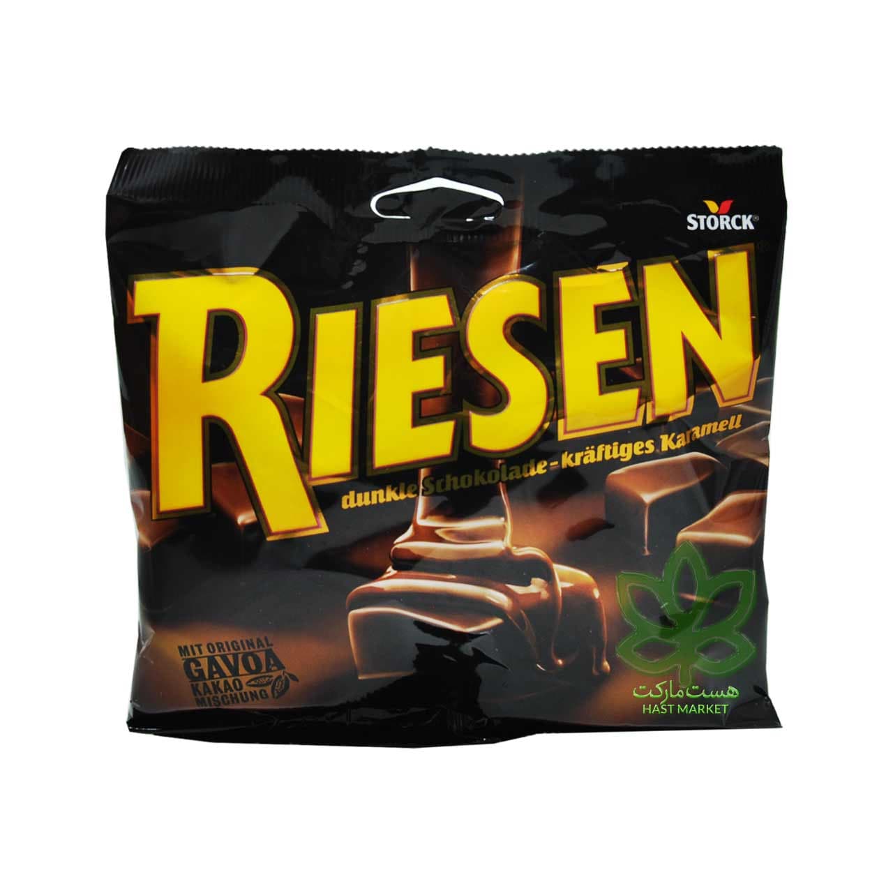 تافی شکلاتی با روکش شکلات تلخ 105 گرم ریزن – riesen