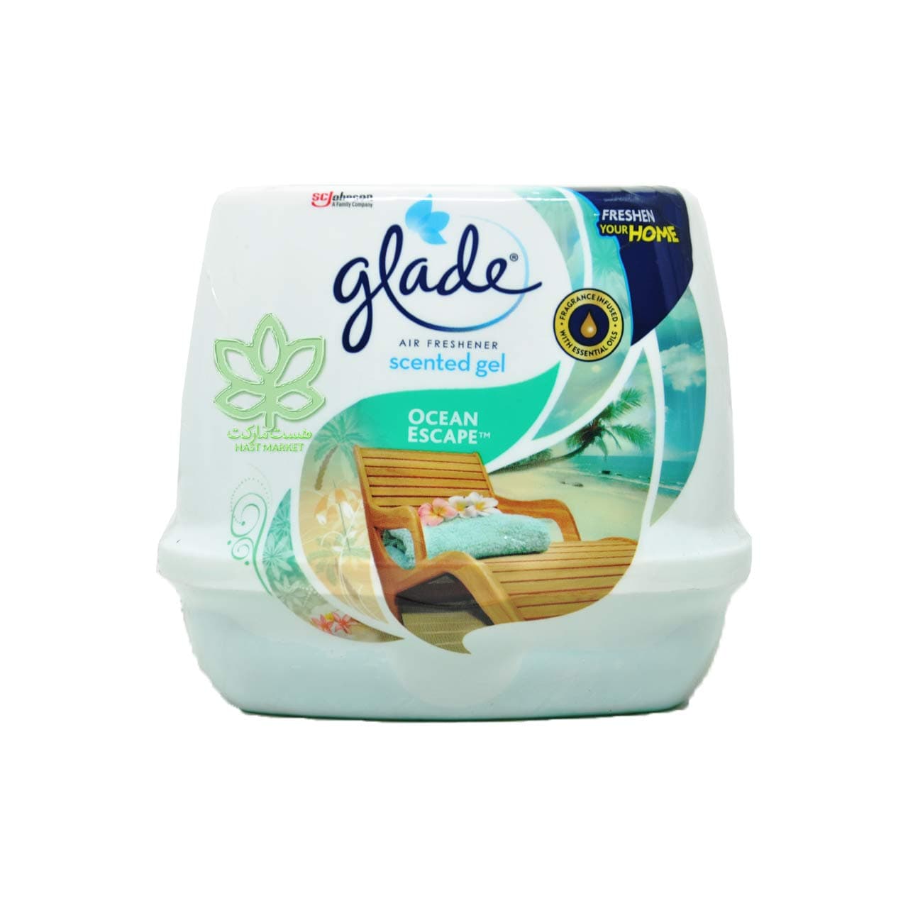 ژل خوشبو کننده هوا رایحه اقیانوس 180 گرم گلید – glade