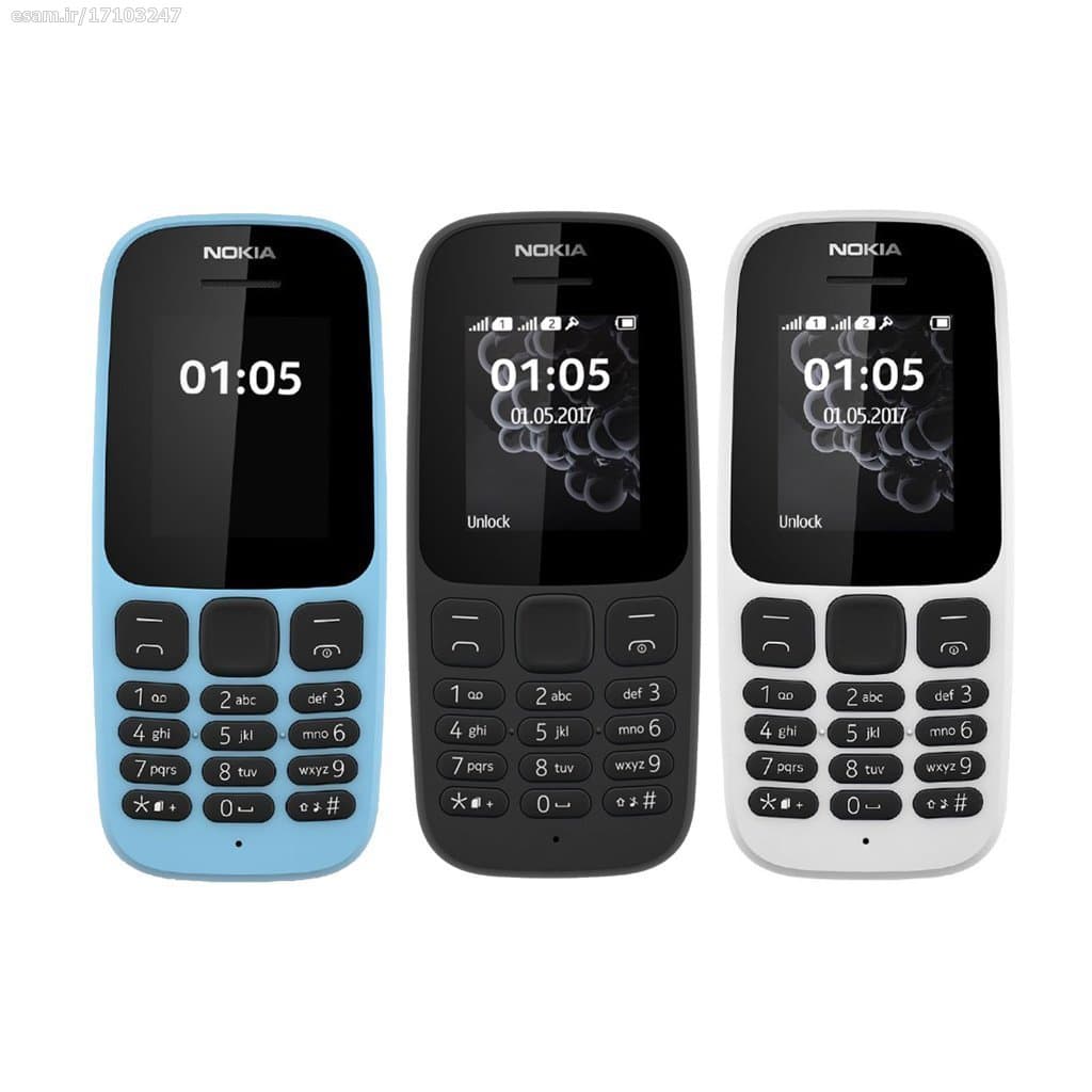 قاب و شاسی کامل گوشی نوکیا Nokia 105 2017 — تصویر ۲