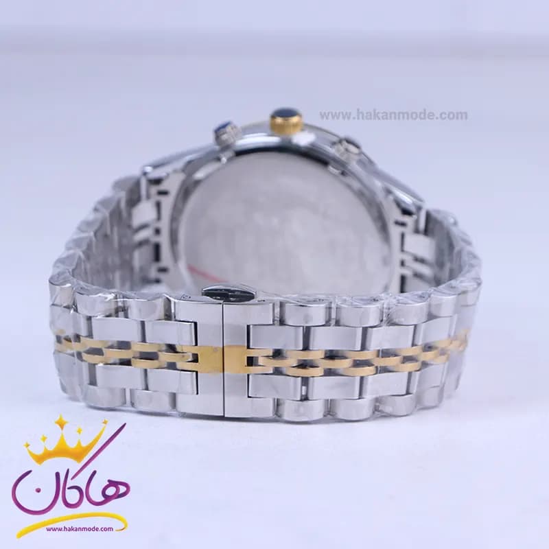 ساعت مچی سیتیزن مردانه فلزی نقره ای طلایی G 9766/9 — تصویر ۳