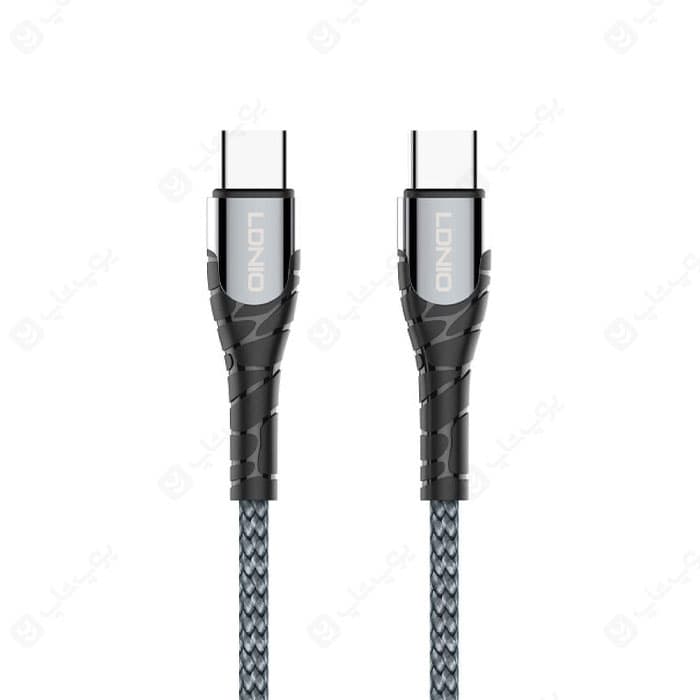 کابل شارژ 65W تایپ C به تایپ C الدینیو مدل LC101 به طول 1 متر