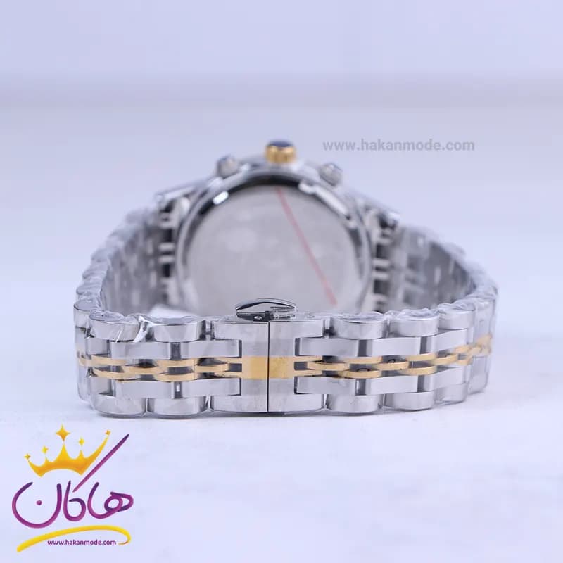 ساعت عقربه ای سیتیزن زنانه فلزی صفحه مشکی L 9766/10 — تصویر ۳
