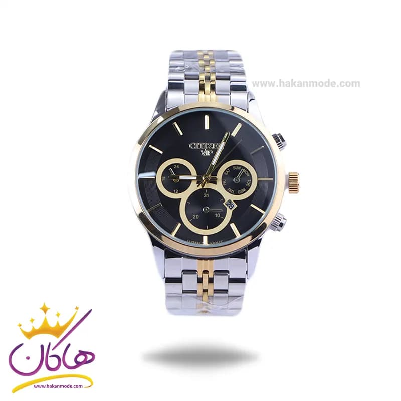 ساعت مچی سیتیزن مردانه فلزی صفحه مشکی G 9766/10