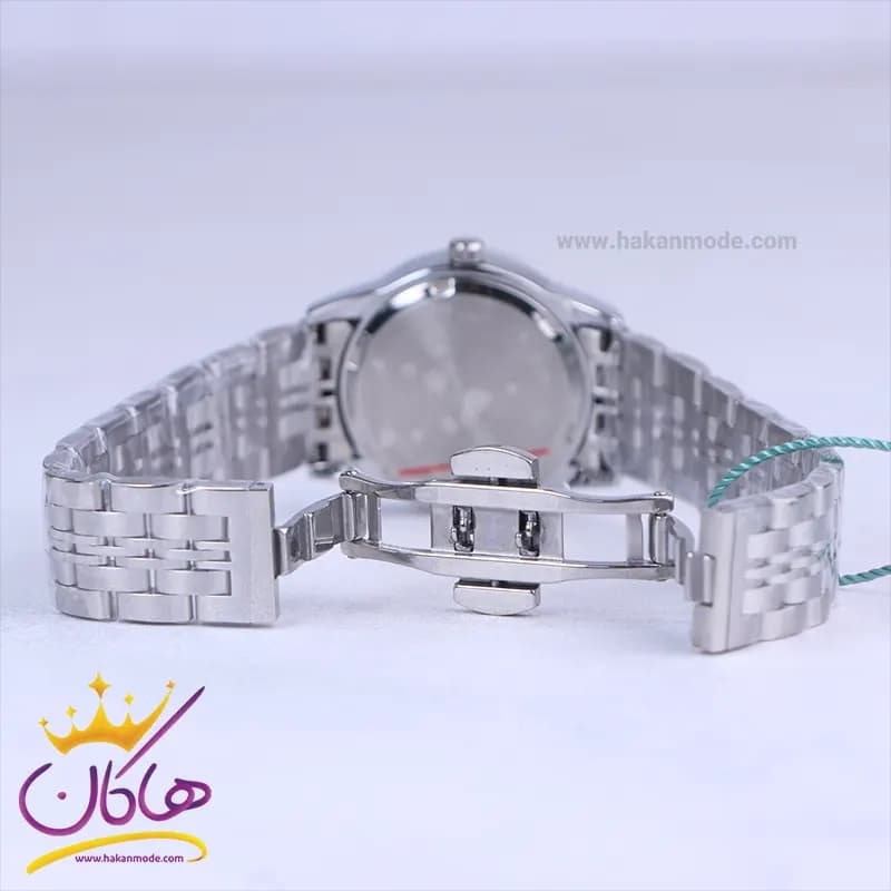 ساعت مچی سولیدا زنانه فلزی نقره ای صفحه مشکی L2135/4 — تصویر ۲