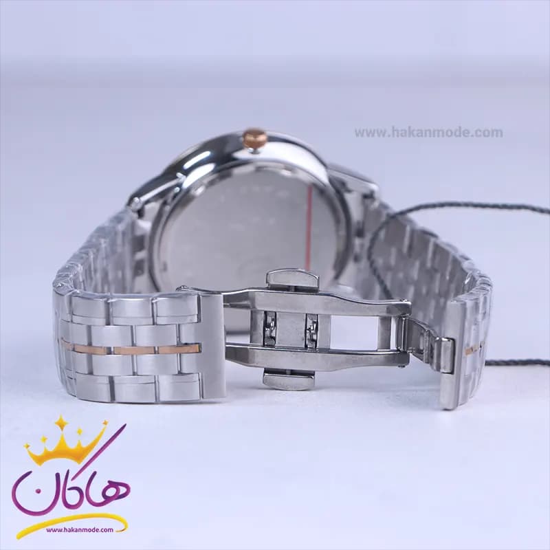 ساعت مچی سولیدا مردانه فلزی نقره ای رزگلد G2134/9 — تصویر ۲