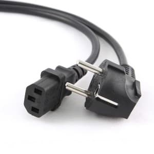 کابل برق سه پین آداپتور PC طول 1.5 متر