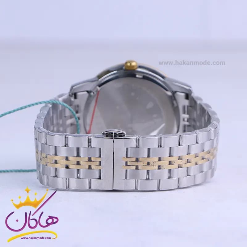 ساعت عقربه ای سولیدا مردانه فلزی صفحه سبز G2135/8 — تصویر ۳