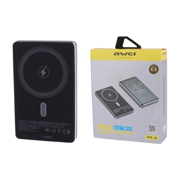 پاوربانک وایرلس PA-31 10000mAh اوی (AWEI) — تصویر ۲