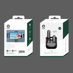 میکروفون یقه ای بی سیم گرین لاین مدل GNWIRTYCBK رابط Type-C — تصویر ۴