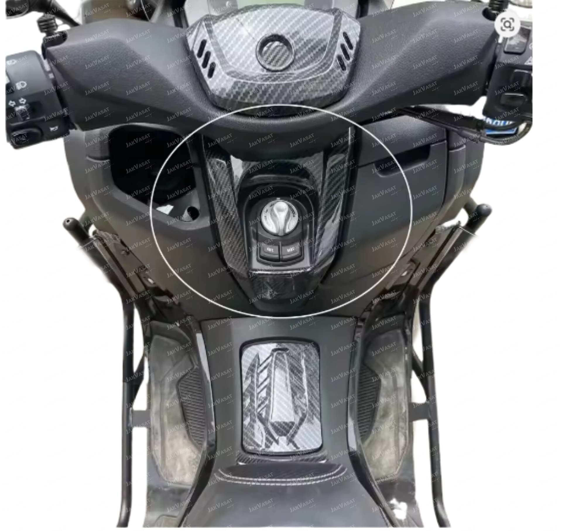 محافظ دور کیلس کربن YAMAHA Nmax / کد کالا 000141