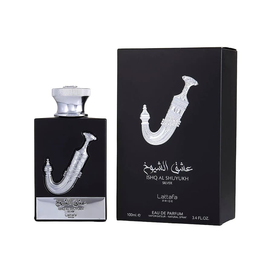 عطر ادکلن لطافه عشق الشیوخ سیلور مردانه – حجم 100 میلی لیتر – درجه یک