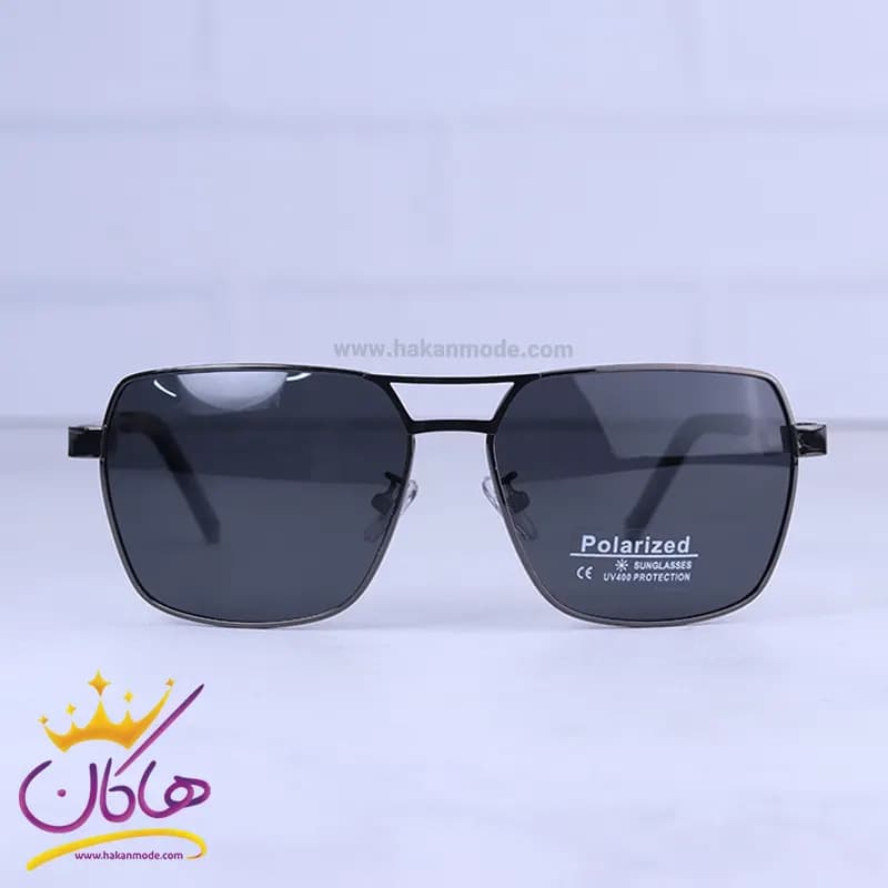 عینک آفتابی زنانه فریم فلزی نقره ای پلاریزه P 2819/3