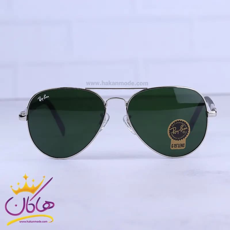 عینک آفتابی ری بن مردانه فلزی فریم خلبانی RB 5229/1