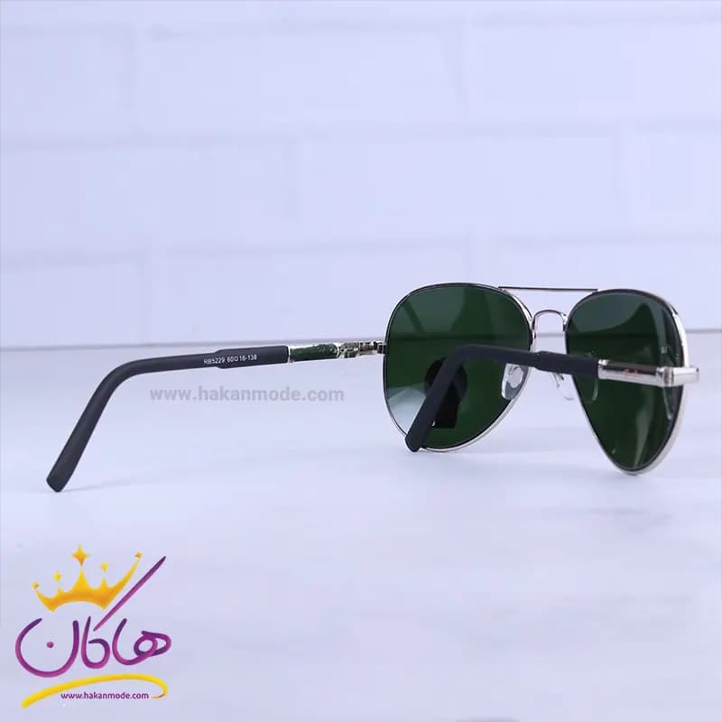 عینک آفتابی ری بن مردانه فلزی فریم خلبانی RB 5229/1 — تصویر ۳