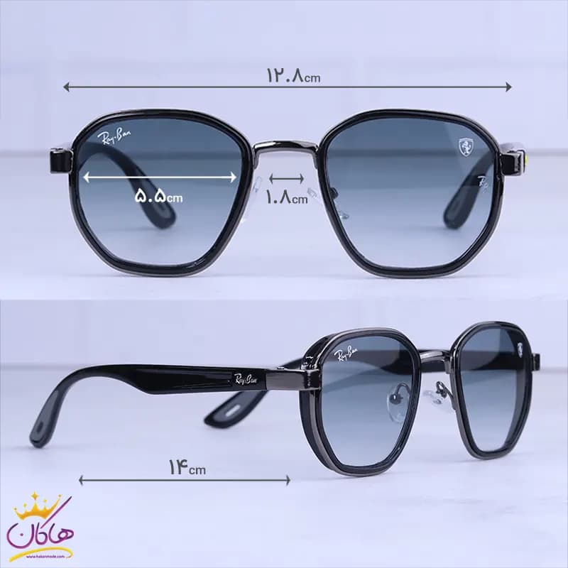 عینک آفتابی ری بن فراری مردانه فریم مربع RB 6374/1 — تصویر ۲
