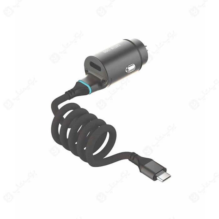 شارژر فندکی 45 وات گرین لاین مدل GL-318 GNCC45WPDTC با کابل 1.2 متری تایپ C