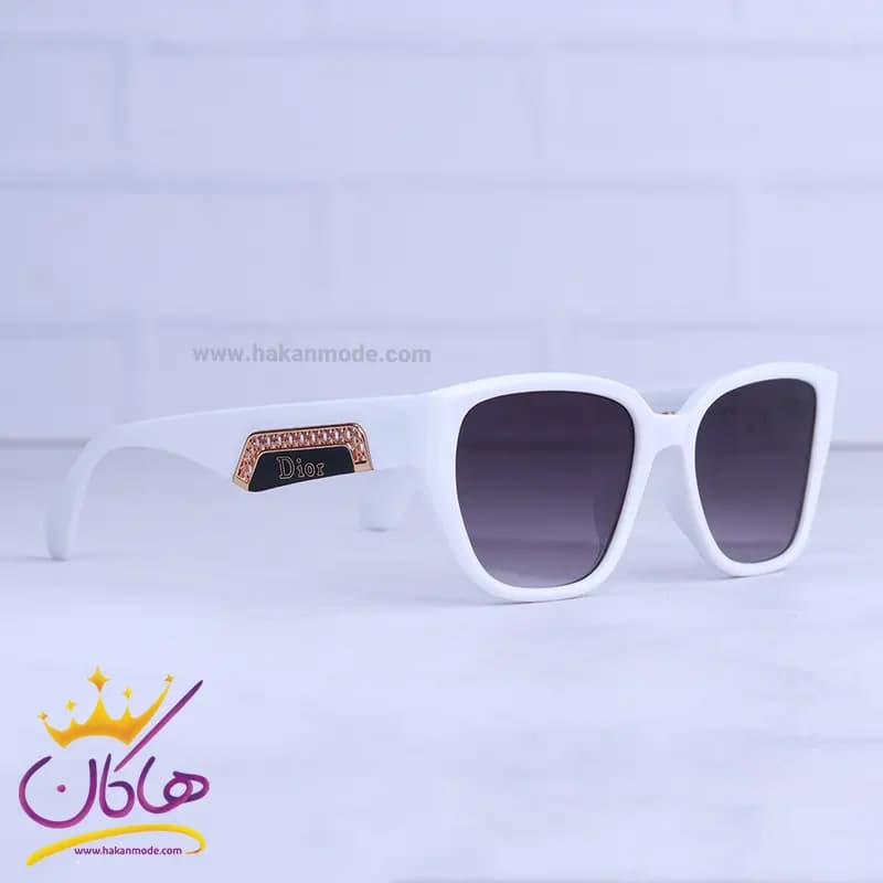 عینک آفتابی دیور زنانه فریم گربه ای سفید CP 1002/2 — تصویر ۴