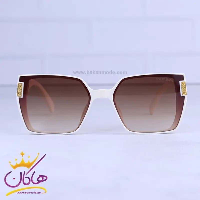 عینک آفتابی لویی ویتون زنانه فریم سفید 9915/6