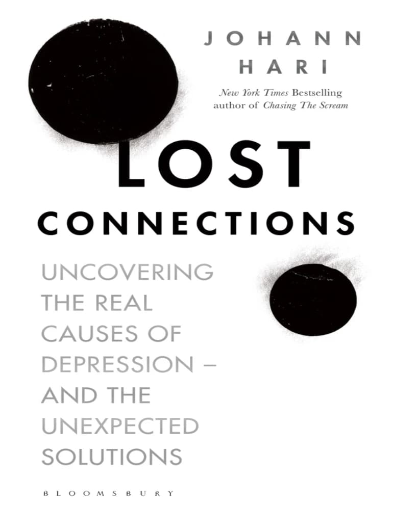 کتاب ارتباط های گمشده (Lost Connections) نسخه انگلیسی PDF | یوهان هری
